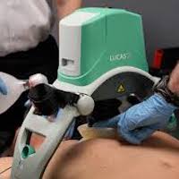 Hyperinvasive approach to out-of hospital cardiac arrest using mechanical chest compression device