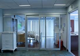 the-glass-door-of-the-patient-room